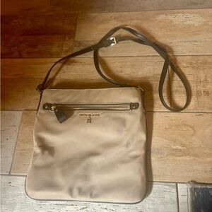 Michael Kors Beige and Black Crossbody Bag